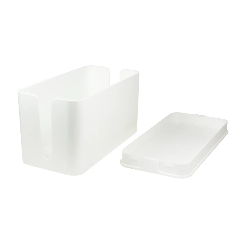 Organizador caja de cables, blanco
