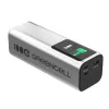 Batería portátil Green Cell PBGC25UD, 25200 mAh, Li‑Ion, 140 W de potencia total, 2× USB‑C + 1× USB‑A, pantalla OLED, carcasa de aluminio