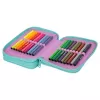 Estuche Coolpack Jumper 2 – diseño de doble piso, cremallera, superficie de tela