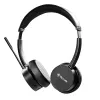Auriculares Tellur Voice Pro inalámbricos para call center negros TLL411007