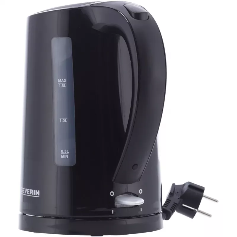 Severin WK 3498 Hervidor de agua 1,5 L 2200 W Negro