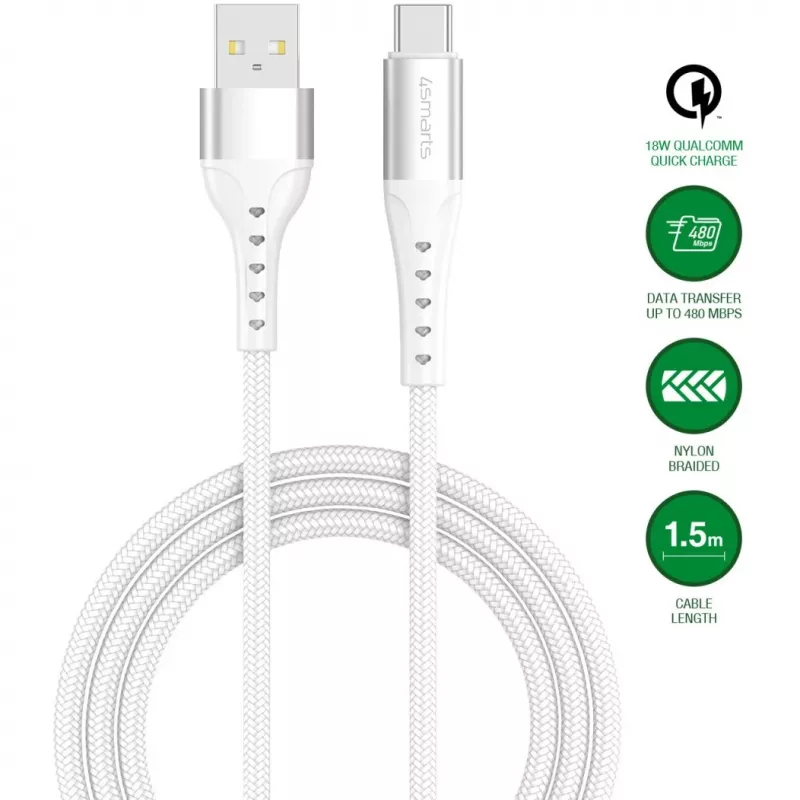 4smarts Cable USB 2.0 de datos y carga C 541455 - cable - digital/datos