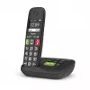 Gigaset E290A Teléfono analógico/DECT con identificación de llamadas Negro