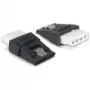 Adaptador de cable DeLOCK 65046 4-Pin-Molex a 15-Pin-SATA negro