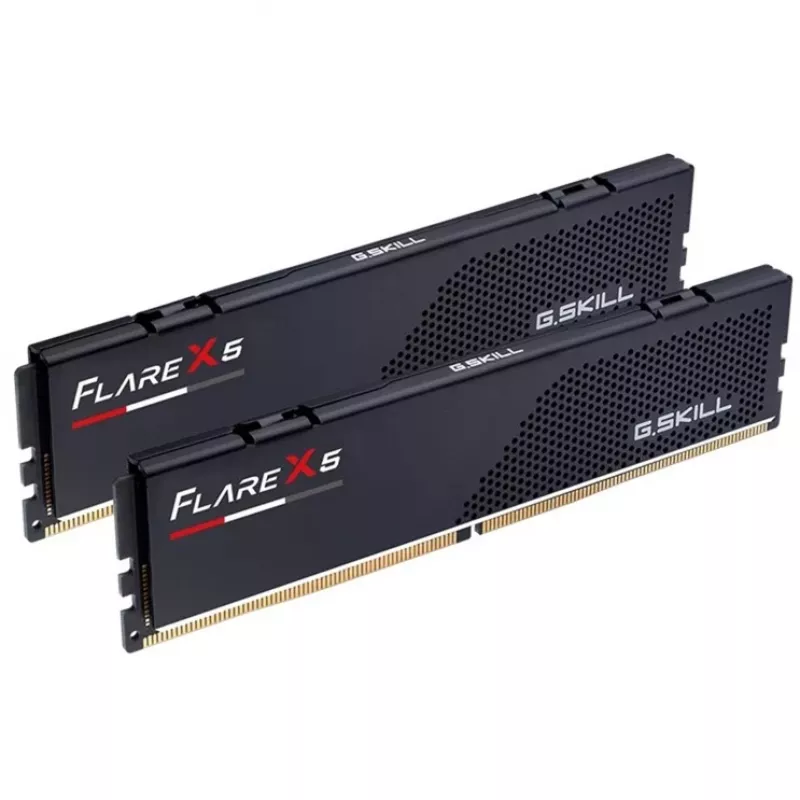 DIMM 64 GB DDR5-5600 (2x 32 GB) Dual-Kit, memoria RAM negra, F5-5600J3636D32GX2-FX5, Flare X5, AMD EXPO