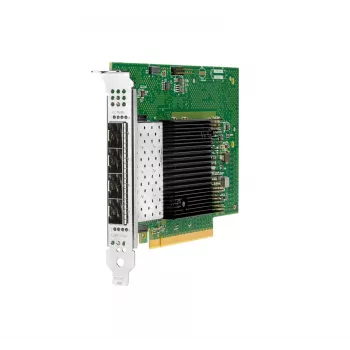 Hewlett Packard Enterprise Intel E810-XXVDA4 – Adaptador de red – PCIe 4.0 x16 – 25 Gigabit SFP28 x 4 – para Edgeline e920, ProLiant DL20 Gen10, DL325 Gen10, DL345 Gen10, DL360 Gen10