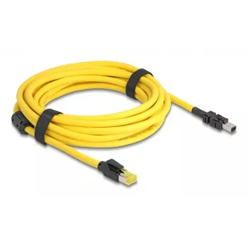Cable de red DeLOCK 81253 negro amarillo 5 m Cat6
