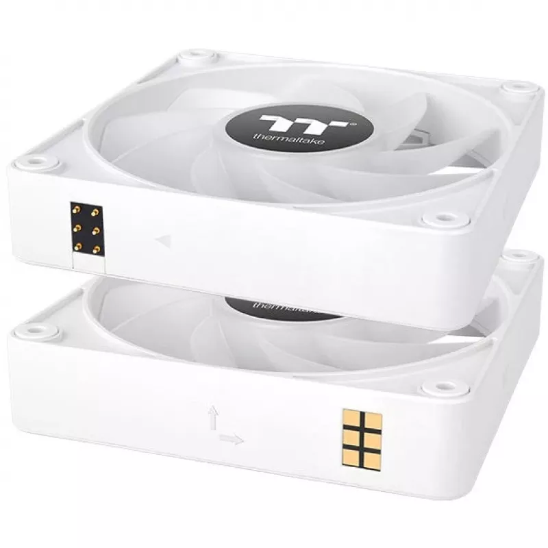 Ventilador Thermaltake CT140 EX Reverse ARGB Sync para PC blanco (pack de 3)