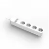 Regleta de enchufes inteligente Gembird TSL-PS-S4U-01-W 4 salidas AC 3880 W Blanco