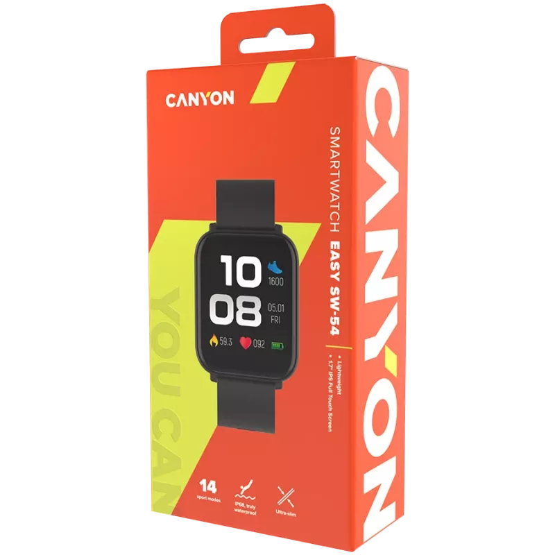 Smartwatch Canyon EASY SW-54 negro