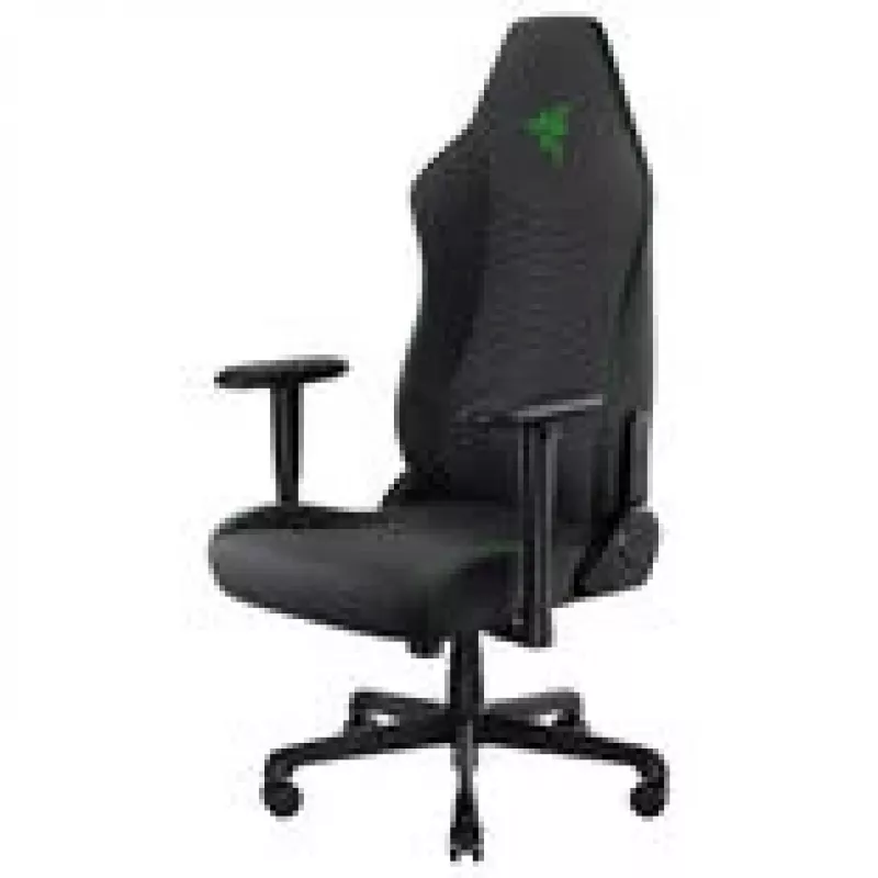 Silla gaming Razer Iskur V2 X Fabric negra – diseño ergonómico, soporte lumbar, tapizado de tela