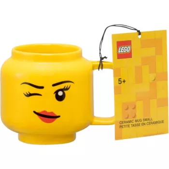 Taza de cerámica room copenhagen Winking Girl Small Amarilla 40460803, 250–350 ml