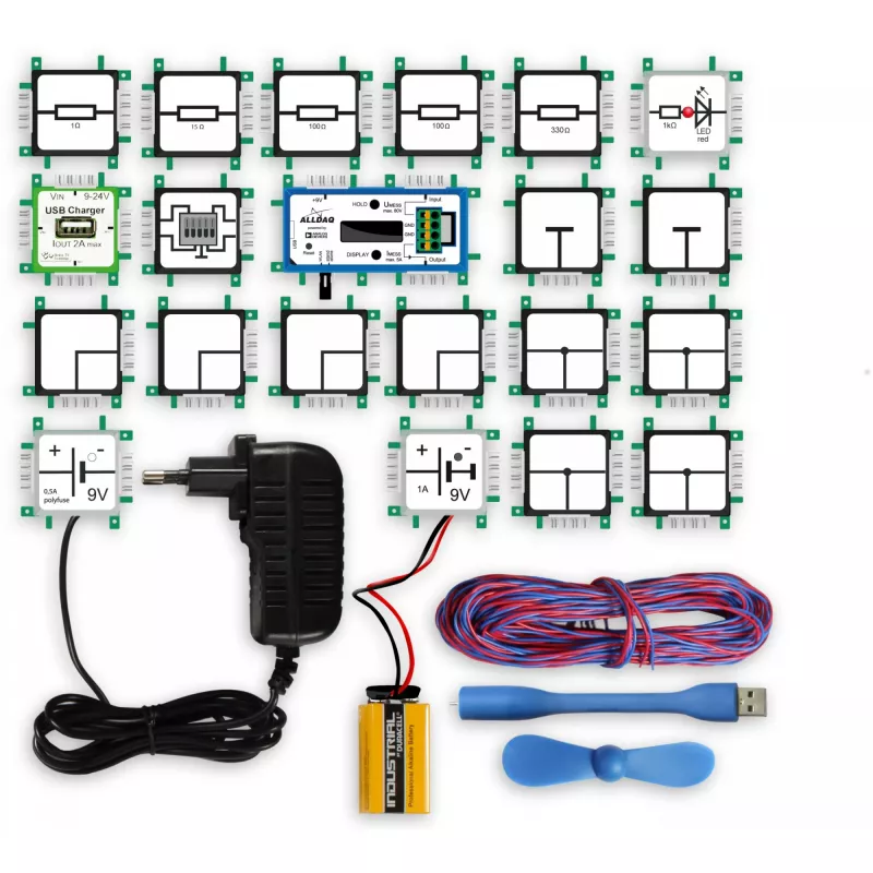 Set medidor de potencia ALLNET BrickRknowledge ALL-BRICK-0696 — instrucciones en alemán