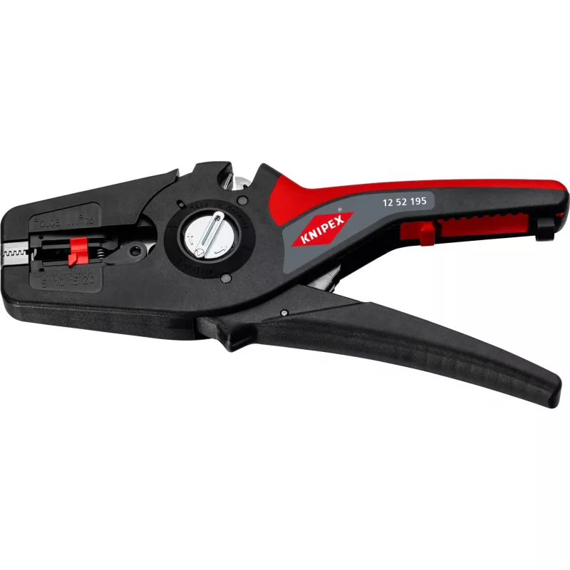 Pelacables automático PreciStrip16, Alicate pelacables negro/rojo, cortacables integrado