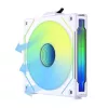 Ventilador Lian Li UNI FAN SL-INF Wireless ARGB PWM de 120 mm — blanco, sistema de ventiladores modular magnético