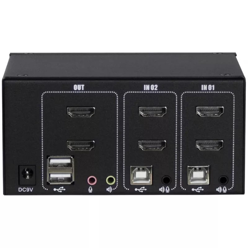 Conmutador KVM Inter-Tech AS-22HA HDMI