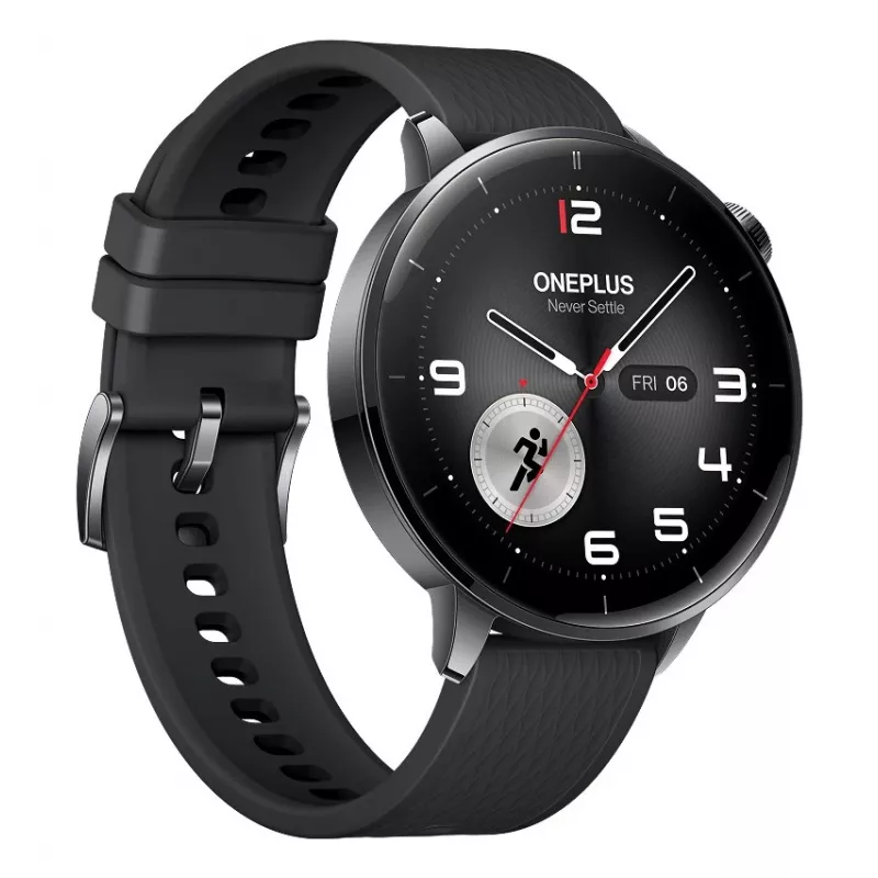 OnePlus Watch 3 smartwatch, 43 mm, AMOLED de 1,32 pulgadas, GPS, negro