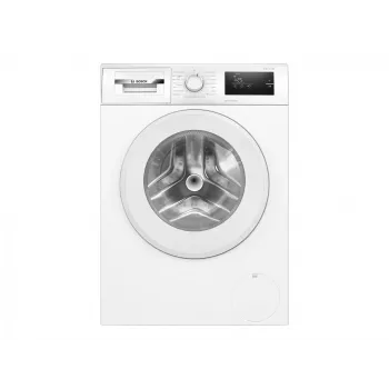 Lavadora Bosch | WAN2808LSN | Clase de eficiencia energética A | Carga frontal | Capacidad de lavado 8 kg | 1400 rpm | Fondo 63 cm | Ancho 60 cm | Pantalla | LED | Función vapor | Blanco