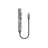 Hub USB Port Designs 900163 Type-C 5000 Mbit/s Plata