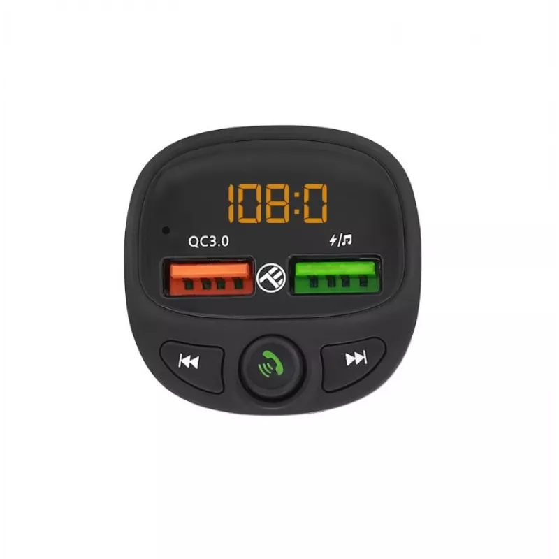 Tellur FMT-B7 Transmisor FM Bluetooth, negro