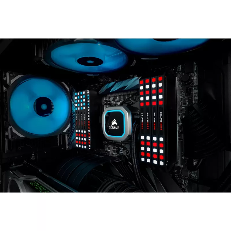 DIMM 16 GB DDR4-3200 2x 8 GB dual kit optimizado para AMD negro Dominator Platinum RGB INTEL XMP