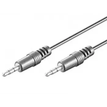 Cable de audio 3,5 mm conector macho a conector macho MediaRange MRCS140 1 m negro