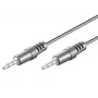 Cable de audio 3,5 mm conector macho a conector macho MediaRange MRCS140 1 m negro