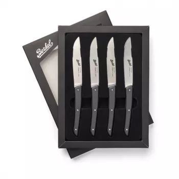 Berkel Set de cuchillos de carne 4 uds. Color negro