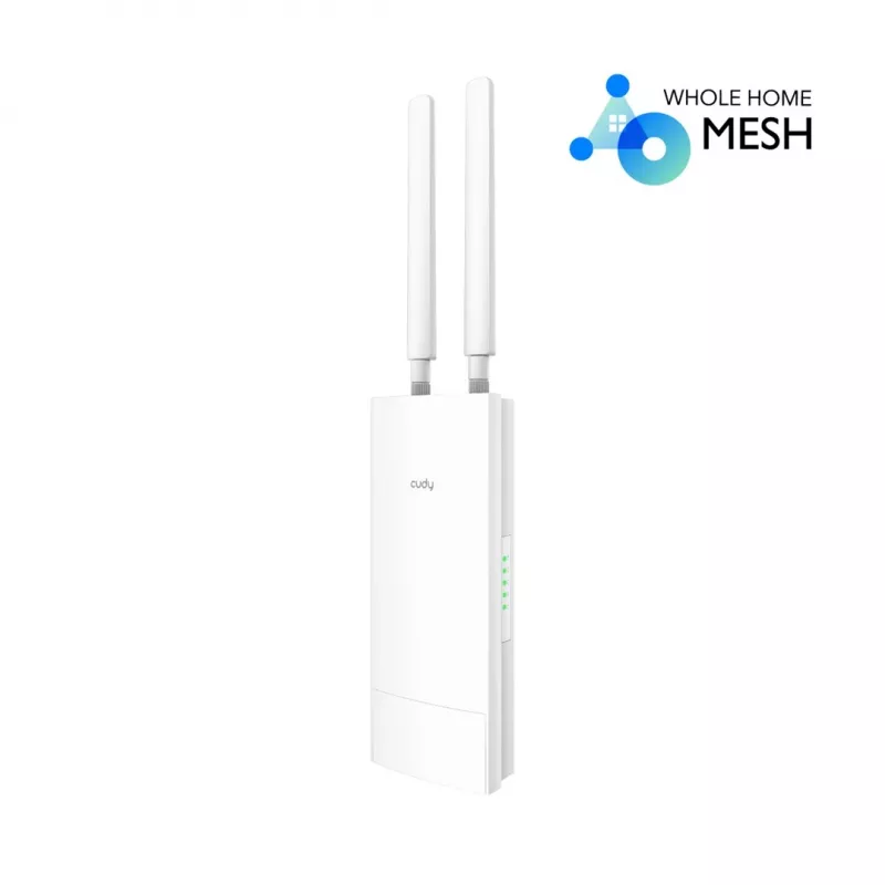 Punto de acceso exterior Cudy AP3000 Outdoor — Doble banda 2.4/5 GHz, IP65, PoE, 1x RJ-45, 2× antenas externas RP‑SMA