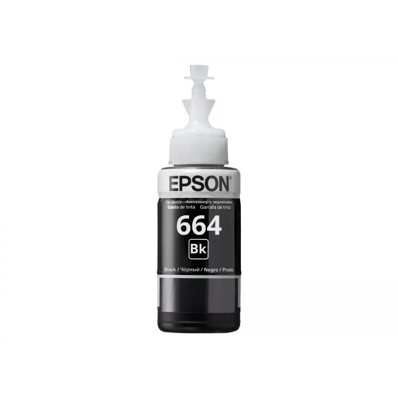 Botella de tinta Epson T6641 70ml negro