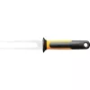 Tenedor de carne Fiskars 1057548 con mango de acero inoxidable, tenedor trinchante de dos puntas
