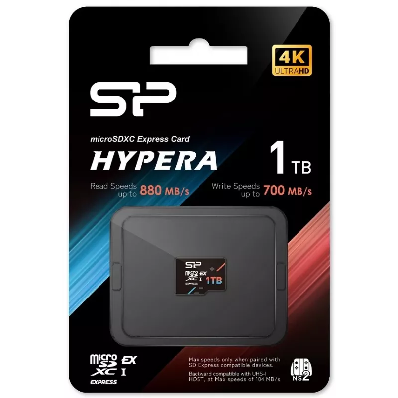Tarjeta de memoria Silicon Power HYPERA 1 TB MicroSDXC 3D TLC NAND Class 10 (SP001TBSTEI31V10)