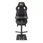 Cockpit de carreras Subsonic SA5681 negro rojo piel sintética malla metal