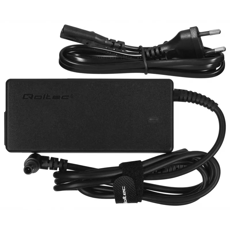 Qoltec 51773 adaptador de corriente CA para monitores Samsung, 42 W, 14 V 3 A, conector de 6,5x4,4 mm, entrada 220–240 V 50/60 Hz