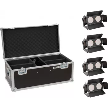 Set LED EUROLITE CBB-2 WW/CW Fairlight 4x — set de iluminación para escenario/arquitectura con 4 focos, blanco cálido/frío