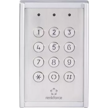 Cerradura electrónica de código Renkforce 751624 IP65 con teclado iluminado
