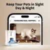 Comedero automático PETKIT YumShare Dual-hopper 2 con cámara, capacidad 5 L, ABS y acero inoxidable 304, blanco