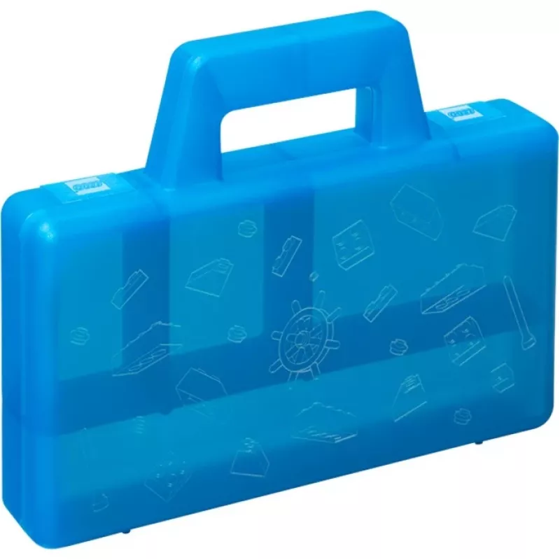 Caja de almacenamiento Room Copenhagen modelo 40870002, azul – caja organizadora para LEGO y juguetes pequeños