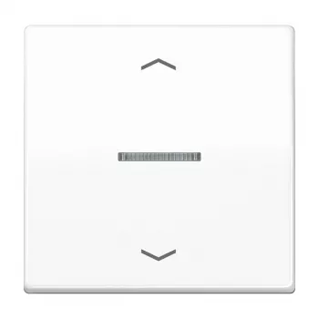 Pulsador Jung BTAS17101PWW tecla simple con símbolos de flecha, blanco
