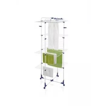 Tendedero Leifheit Classic Tower 450 81456 — interior/exterior, 45 m de superficie de secado, ruedas, 1760×690 mm
