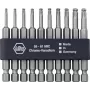 Juego de puntas de destornillador Wiha 32804 — 10 uds., Torx T10–T30, 70 mm