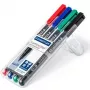 Rotulador permanente Staedtler Lumocolor 317 WP4 negro, azul, verde, rojo
