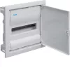 Hager Volta VU12NE cuadro eléctrico empotrable, 1 fila, 12 módulos, IP30, puerta metálica, 348×356×98 mm, blanco