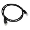 Cable de red AVIZIO KKU6CZA0.5 negro 0,5 m Cat6 U/UTP (UTP)
