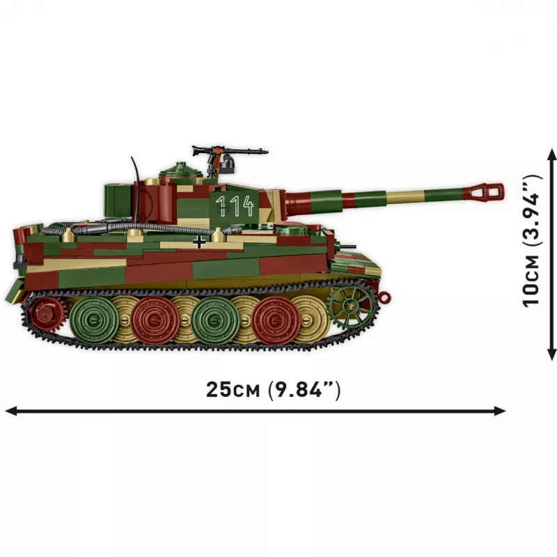 Piezas de construcción Pz.Kpfw. VI Tiger Ausführung E 870 piezas