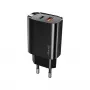 Cargador usams T35 20W PD3 USB-C a USB adaptador de carga rápida