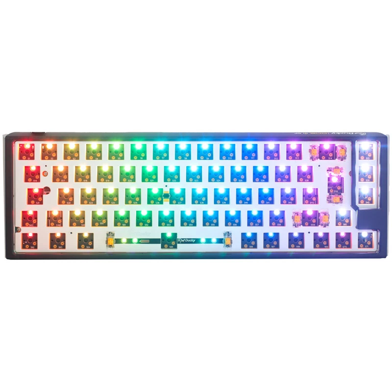 Teclado Ducky One 3 Hot-Swap Barebone SF gaming USB inglés estadounidense negro