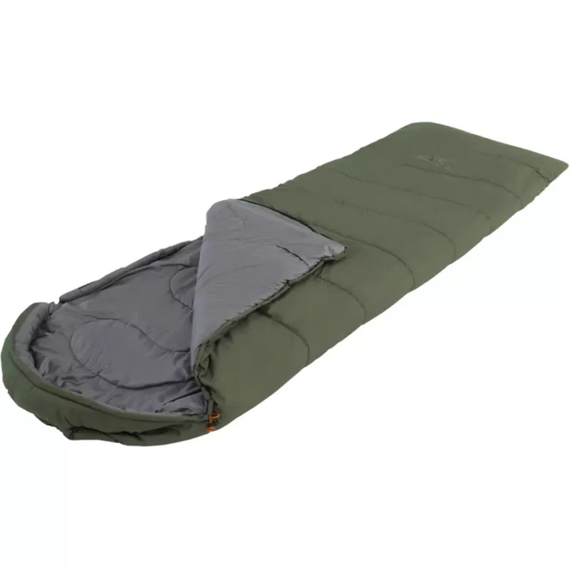 Saco de dormir easy camp Raven II Square -3°C, verde oliva, modelo 240208