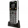 Bea-fon SL260 LTE Silver Line teléfono móvil 4G básico, 2,2 pulgadas, 176 x 220, microSD, plateado/negro