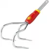 WOLF-Garten BE-M Multi-Star cultivador manual, 11 cm, rojo/amarillo (71AAA003650)
